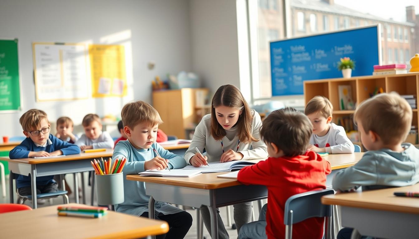 Modern university campus for students